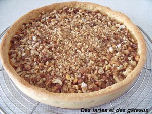 tarte choco-noix 8 GF