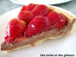 tarte fraise amandes chocolat 3 GF