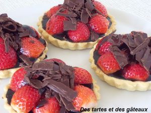 tartelette choco-fraises 3 GF