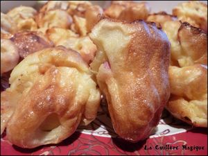 Petites bouchées lardons comté