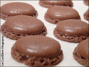 Macarons au chocolat 01/2011