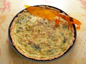 Tarte aux poireaux
