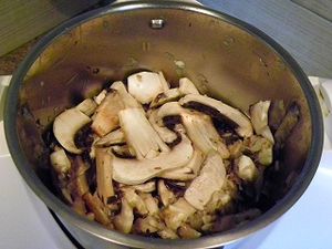 SAUMON AUX CHAMPIGNONS 4