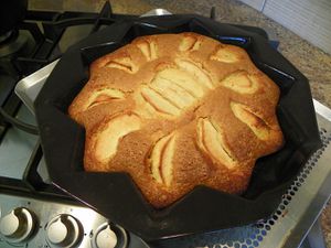 gâteau pommes rhubarbe 5jpg