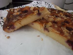 CAKE AMANDES RICOTTA FRAMBOISES 6
