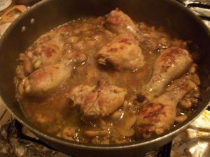 POULET A LA CREME ET AU CALVADOS2