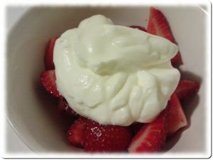 Fraise-chantilly