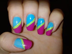 Pink And Green Nail Designs | Nail Designs, Hair Styles, Tattoos and ...