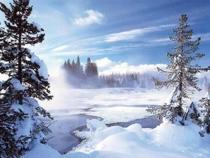 paysage hiver neige