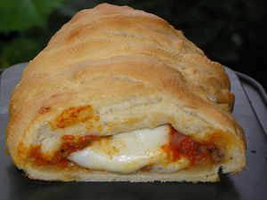 Calzone tressée