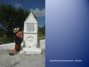 Martinique Saint Anne Ramon sur la route du calvaire