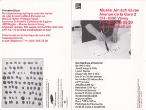 Monographie Pierrette Bloch