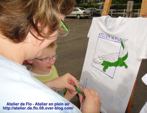 Atelier de flo-Donchery-Peinture-Tee shirt-Enfants-FloM10