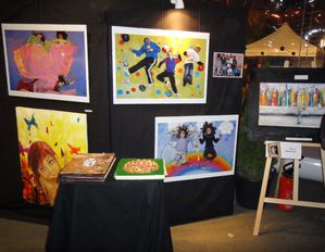 Flo Megardon Expo peinture Nuit des Musées 10