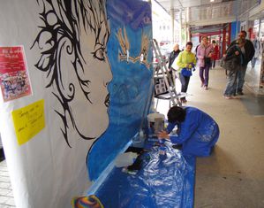 Artiste Peintre Ardennes Fresque Performance 2