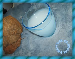 lait de coco maison