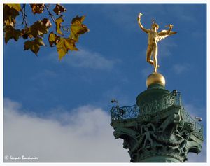 Paris Place de la Bastille Le genie de la Liberte 4