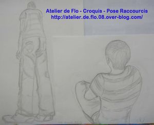 Atelier de Flo croquis dessin raccourcis deformation16