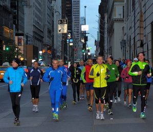 Baldini corre nelle strade di New York insieme ai maratoneti reggiani (Foto Pierluigi Benini)