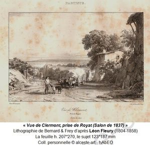 FleuryL-Clermont Royat LArtiste1837 Leg