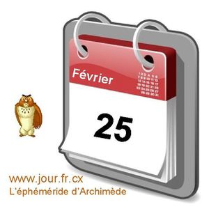 Les Saints et dictons du 25 février - Aujourd'hui, l'éphéméride d ...