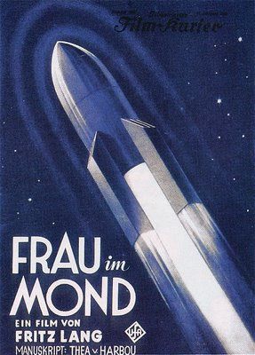 la femme sur la lune AFFICHE