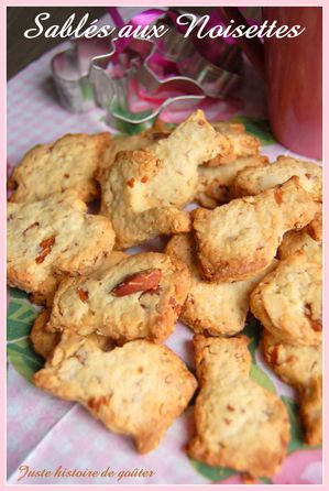 sablés aux noisettes
