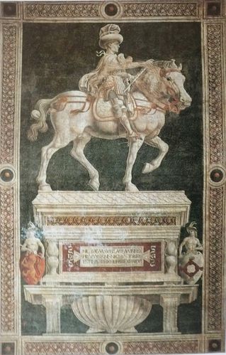 Andrea del Castagno Niccolo da Tolentino 1456 fresque 833x5