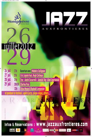 Affiche Montgenevre Festival Jazz aux Frontieres 2012