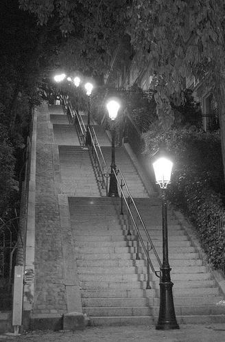 escalier Montmartre rené jacques muller utrillo