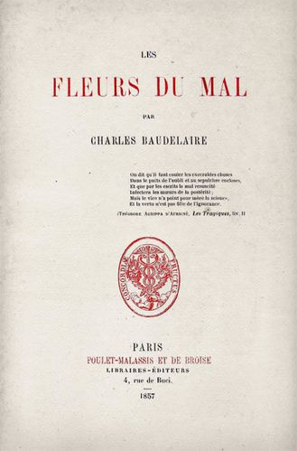 La première édition des Fleurs du mal - Les-petits-papiers-de ...
