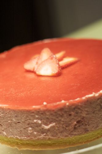 bavarois fraise
