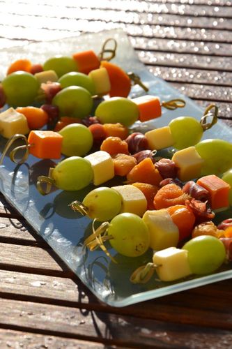 Brochettes apéritives