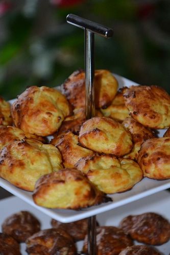 gougères au curry