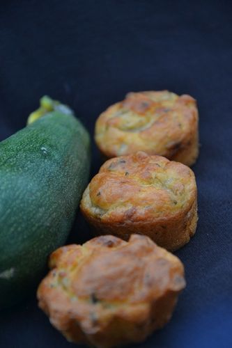 Muffins courgettes 1