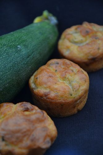 Muffins courgettes