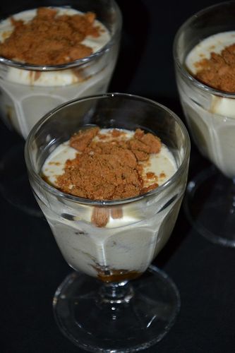 Verrine citron speculoos