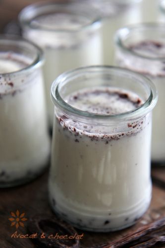 pannacotta stracciatella mascarpone et chocolat blanc 3s