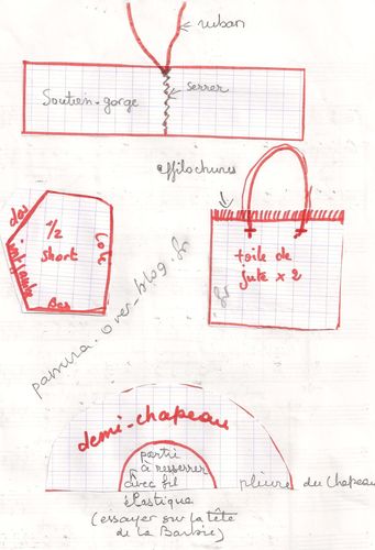 ensemble piscine -plage pour poupée B.
