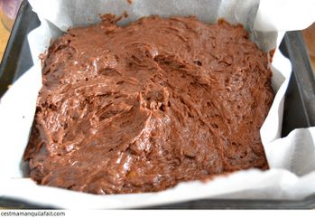 brownie sans oeuf au chocolat (4) c'est maman qui l'a fait
