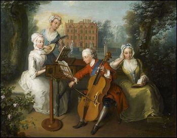 philip mercier frederick prince de galles et ses soeurs