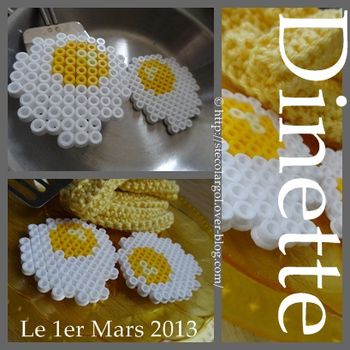 DINETTE BEADS HAMA TUTO DIY