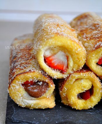 French Toast Rolls recette