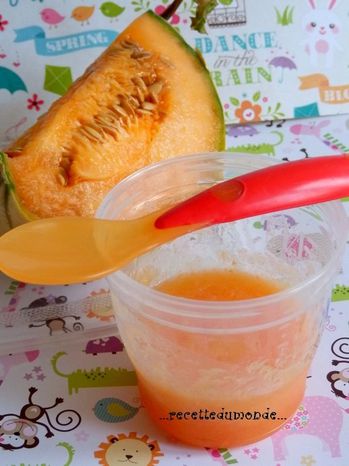 Compote Melon Bebe A Partir De 6 Mois Recette Du Monde