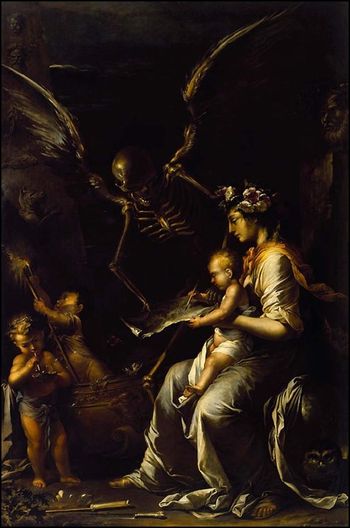 salvator rosa umana fragilita