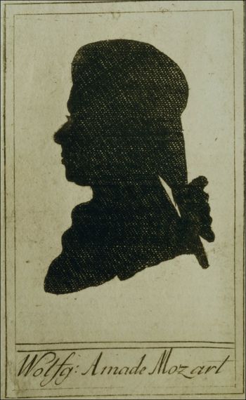 hieronymus loschenkohl silhouette mozart