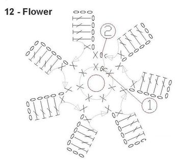 fleurs de 12 à 16.