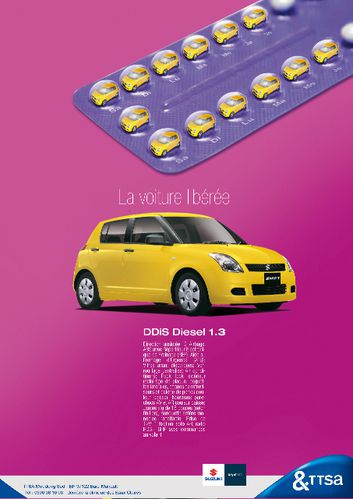 Publicité Suzuki Swift agence publicara