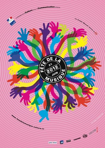 affiche fete de la musique 2012