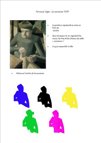 livret enfant cubisme